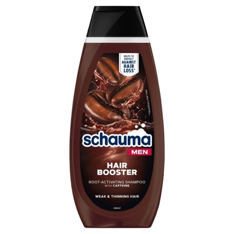 Schauma Men Hair Booster szampon aktywujący cebulki włosów z kofeiną 400ml Schauma Men Hair Booster szampon aktywujący cebulki włosów z kofeiną 400ml