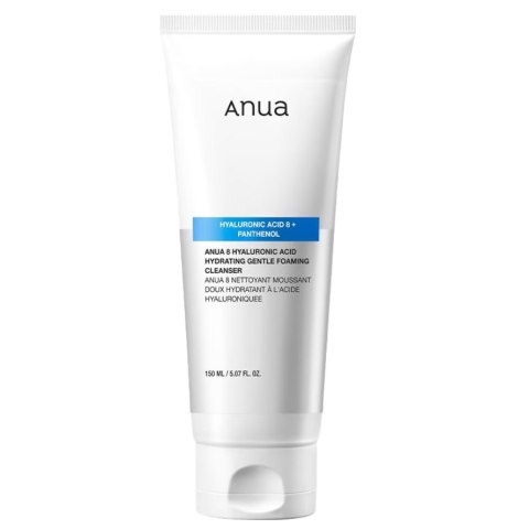 Anua 8 Hyaluronic Acid Hydrating Gentle Foaming Cleanser nawilżająca pianka do oczyszczania twarzy 150ml Anua 8 Hyaluronic Acid Hydrating Gentle Foaming Cleanser nawilżająca pianka do oczyszczania twarzy 150ml