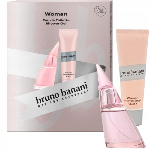 Bruno Banani Woman zestaw woda toaletowa spray 30ml + żel pod prysznic 50ml Bruno Banani Woman zestaw woda toaletowa spray 30ml + żel pod prysznic 50ml