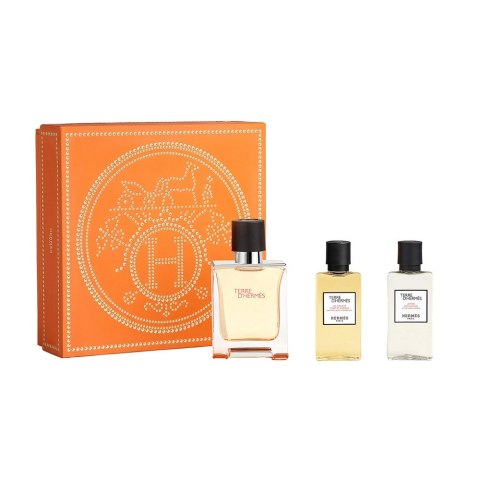 Hermes Terre D'Hermes zestaw woda toaletowa spray 50ml + żel pod prysznic 40ml + balsam po goleniu 40ml Hermes Terre D'Hermes zestaw woda toaletowa spray 50ml + żel pod prysznic 40ml + balsam po goleniu 40ml