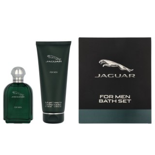 Jaguar Green For Men zestaw woda toaletowa spray 100ml + żel pod prysznic 200ml