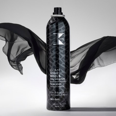 K-Time Glam High Heels Ekologiczny Długo Utrwalający Lakier bez Gazu 300ml K-Time Glam High Heels Ekologiczny Długo Utrwalający Lakier bez Gazu 300ml