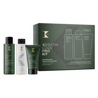 K-Time Keratin Code Pro Intro Kit Szampon 100ml + Płyn 100ml + Maska 50ml