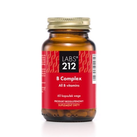 LABS212 B Complex All B Vitamins suplement diety 60 kapsułek LABS212 B Complex All B Vitamins suplement diety 60 kapsułek