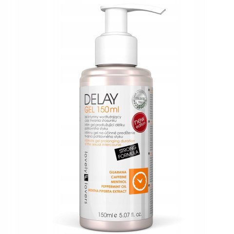 Lovely Lovers Delay Gel żel intymny wydłużający czas trwania stosunku 150ml Lovely Lovers Delay Gel żel intymny wydłużający czas trwania stosunku 150ml