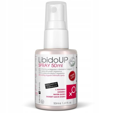 Lovely Lovers LibidoUp Spray intymny spray potęgujący doznania i orgazm 50ml Lovely Lovers LibidoUp Spray intymny spray potęgujący doznania i orgazm 50ml