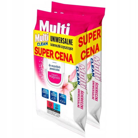 Luba Multi Clean ściereczki uniwersalne do wszystkich powierzchni 2x72szt Luba Multi Clean ściereczki uniwersalne do wszystkich powierzchni 2x72szt