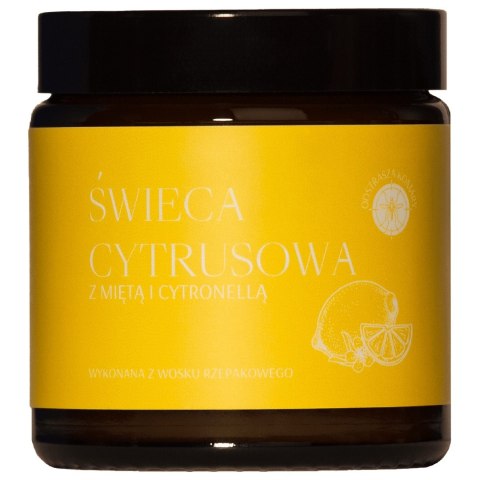 Mglife Świeca cytrusowa z miętą i cytronellą 120ml Mglife Świeca cytrusowa z miętą i cytronellą 120ml