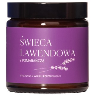Mglife Świeca lawendowa z pomarańczą 120ml