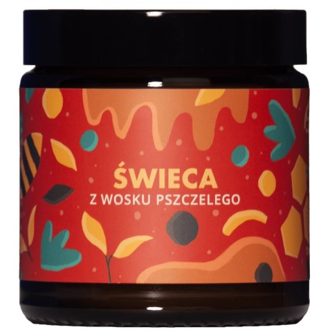 Mglife Świeca z wosku pszczelego 120ml Mglife Świeca z wosku pszczelego 120ml