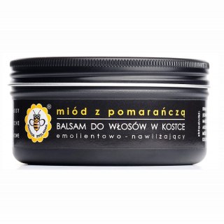 Miodowa Mydlarnia Balsam do włosów w kostce Miód z Pomarańczą 65g