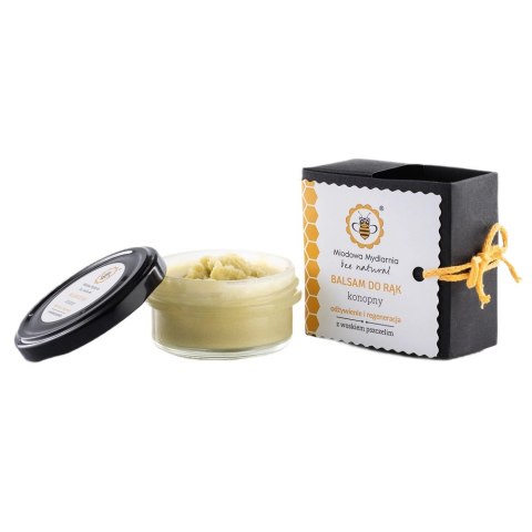 Miodowa Mydlarnia Balsam konopny do dłoni i paznokci 35g Miodowa Mydlarnia Balsam konopny do dłoni i paznokci 35g