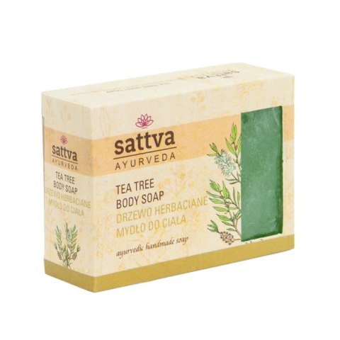 Sattva Glicerynowe mydło do ciała Drzewo Herbaciane 125g Sattva Glicerynowe mydło do ciała Drzewo Herbaciane 125g