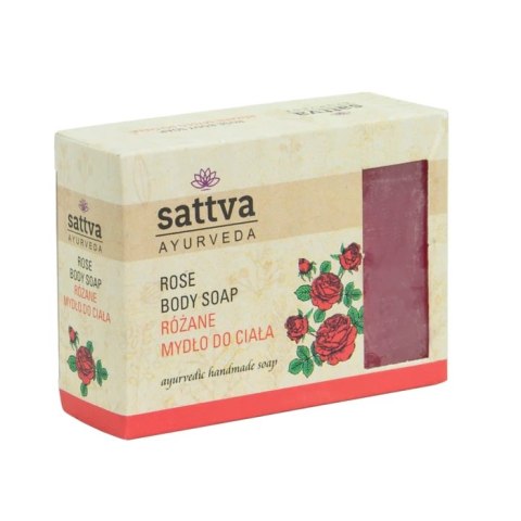 Sattva Glicerynowe mydło do ciała Różane 125g