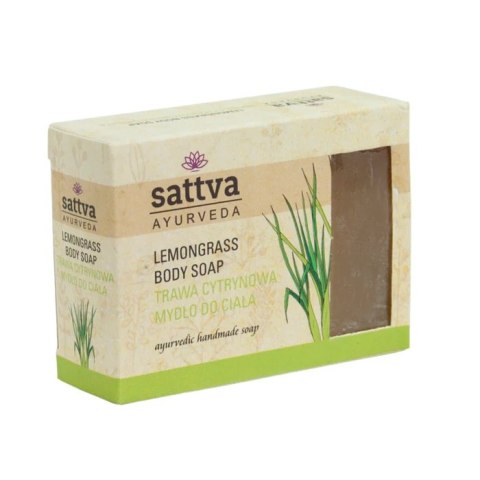 Sattva Glicerynowe mydło do ciała Trawa Cytrynowa 125g Sattva Glicerynowe mydło do ciała Trawa Cytrynowa 125g