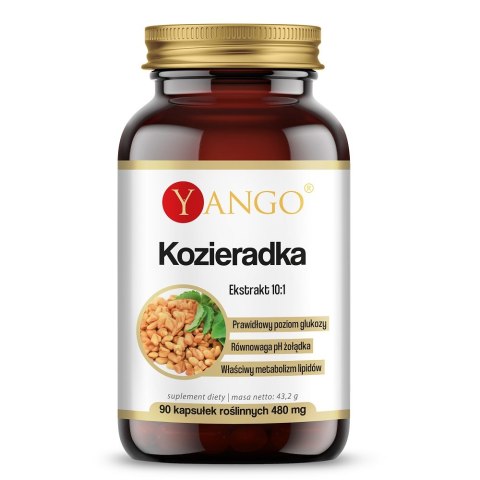 Yango Kozieradka suplement diety 90 kapsułek Yango Kozieradka suplement diety 90 kapsułek