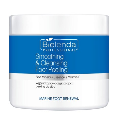 Bielenda Professional Marine Foot Renewal wygładzająco-oczyszczający peeling do stóp 600g Bielenda Professional Marine Foot Renewal wygładzająco-oczyszczający peeling do stóp 600g