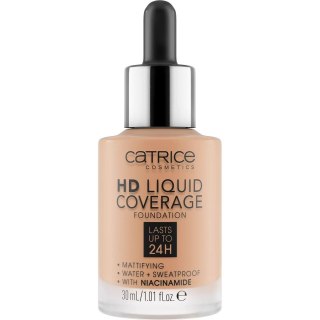 Catrice HD Liquid Coverage Foundation 24H matujący podkład do twarzy 044 Deeply Rose 30ml