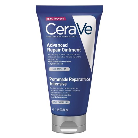 CeraVe Intensywnie regenerująca maść do twarzy ciała i ust 50ml CeraVe Intensywnie regenerująca maść do twarzy ciała i ust 50ml
