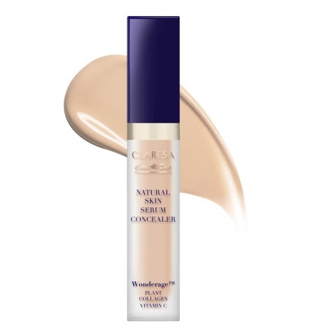 Claresa Natural Skin Serum Concealer korektor-serum z naturalnym wykończeniem 1W Light Warm 7ml Claresa Natural Skin Serum Concealer korektor-serum z naturalnym wykończeniem 1W Light Warm 7ml