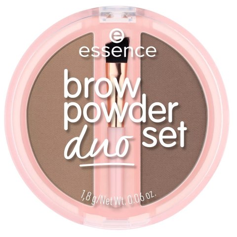 Essence Brow Powder Duo pudrowy zestaw do brwi 01 Light 1.8g