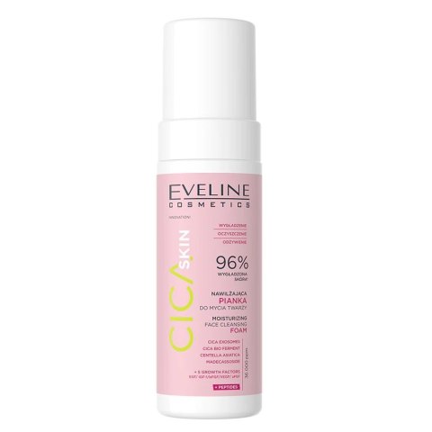 Eveline Cosmetics Cica Skin nawilżająca pianka do mycia twarzy 150ml Eveline Cosmetics Cica Skin nawilżająca pianka do mycia twarzy 150ml