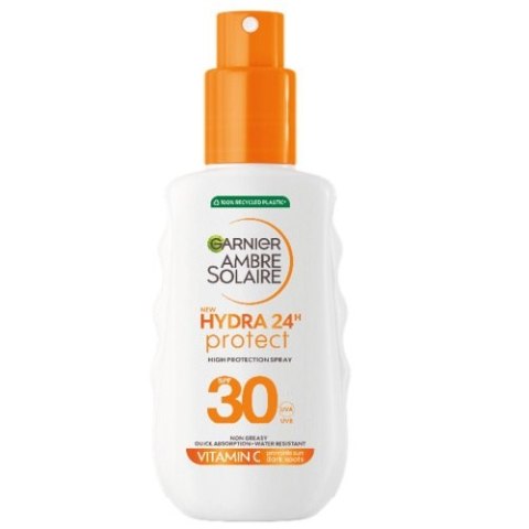 Garnier Ambre Solaire Hydra 24H spray ochronny SPF30 150ml Garnier Ambre Solaire Hydra 24H spray ochronny SPF30 150ml