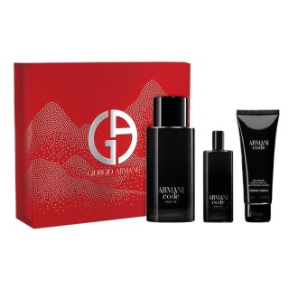 Giorgio Armani Armani Code Pour Homme zestaw perfumy spray 125ml + żel pod prysznic 75ml + perfumy spray 15ml