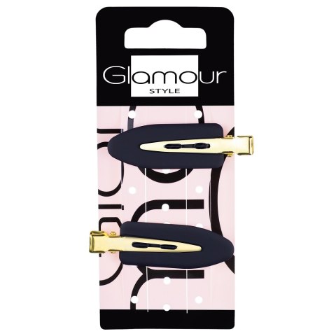 Glamour Spinki do włosów Czarne 2szt Glamour Spinki do włosów Czarne 2szt