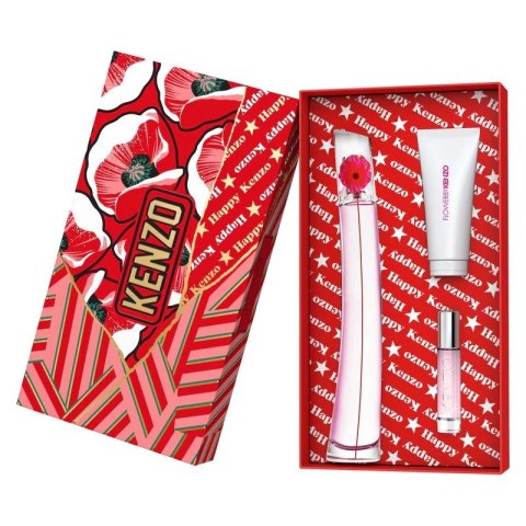 Kenzo Flower by Kenzo Poppy Bouquet zestaw woda perfumowana spray 100ml + balsam do ciała 75ml + woda perfumowana spray 10ml Kenzo Flower by Kenzo Poppy Bouquet zestaw woda perfumowana spray 100ml + balsam do ciała 75ml + woda perfumowana spray 10ml