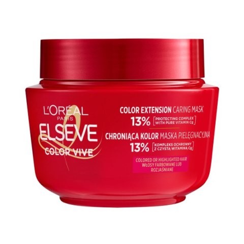 L'Oreal Paris Elseve Color Vive maska chroniąca kolor do włosów farbowanych lub rozjaśnianych 300ml L'Oreal Paris Elseve Color Vive maska chroniąca kolor do włosów farbowanych lub rozjaśnianych 300ml