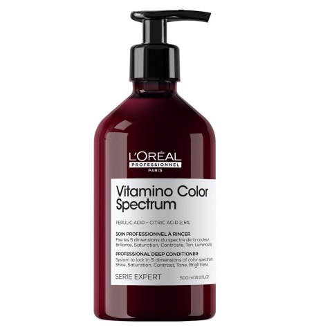 L'Oreal Professionnel Serie Expert Vitamino Color Spectrum intensywnie nawilżająca odżywka do włosów 500ml L'Oreal Professionnel Serie Expert Vitamino Color Spectrum intensywnie nawilżająca odżywka do włosów 500ml