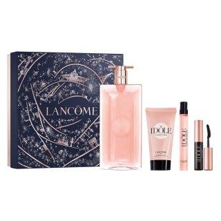 Lancome Idole zestaw woda perfumowana spray 100ml + balsam do ciała 50ml + woda perfumowana spray 10ml + mini tusz do rzęs 2ml