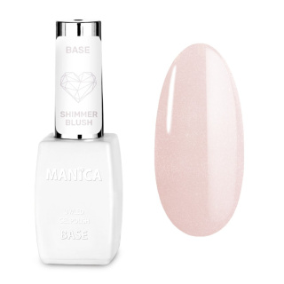 Manica Baza hybrydowa UV/LED Gel Base - Shimmer Blush 10ml