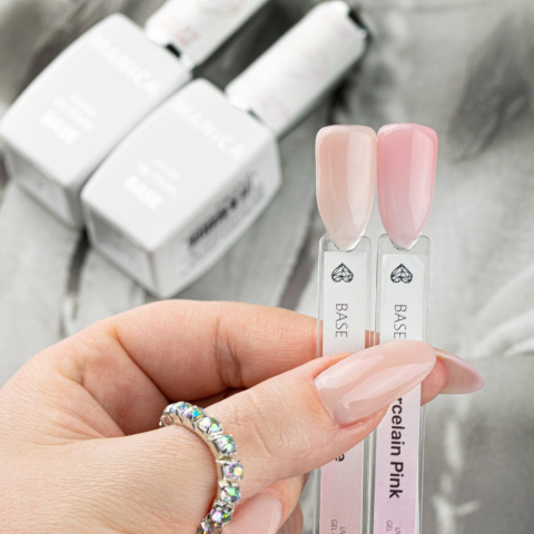 Manica Baza hybrydowa UV/LED Gel Polish Base - Silky Rose - 10ml