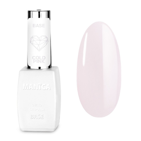 Manica Baza hybrydowa UV/LED Gel Polish - Cold Pink - 10ml Manica Baza hybrydowa UV/LED Gel Polish - Cold Pink - 10ml