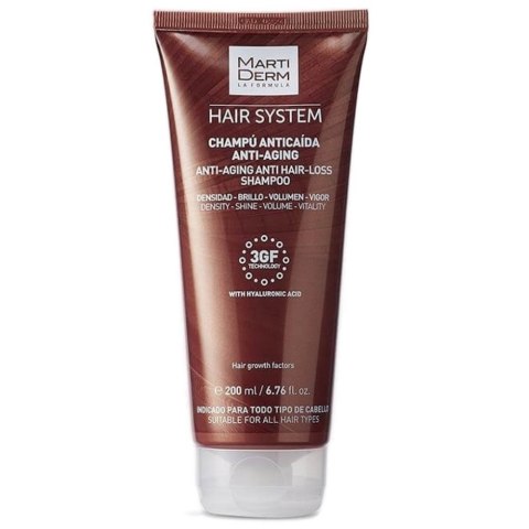 Martiderm Hair System przeciwstarzeniowy szampon przeciw wypadaniu włosów 200ml Martiderm Hair System przeciwstarzeniowy szampon przeciw wypadaniu włosów 200ml