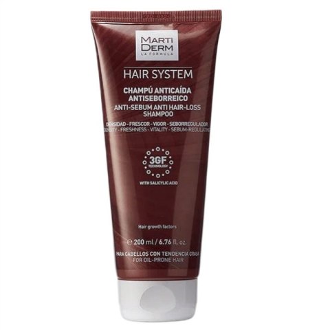 Martiderm Hair System szampon przeciw wypadaniu włosów 200ml Martiderm Hair System szampon przeciw wypadaniu włosów 200ml