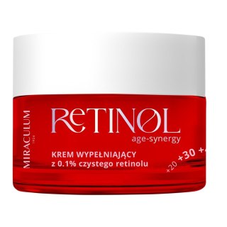 Miraculum Age-Synergy Retinol krem wypełniający na noc z 0.1% czystego retinolu 50ml