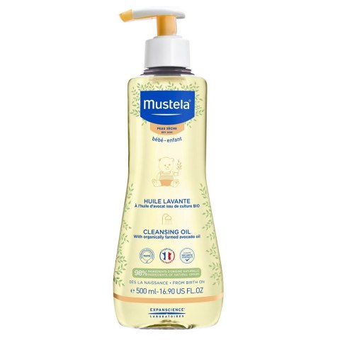 Mustela Cleansing Oil olejek myjący 500ml Mustela Cleansing Oil olejek myjący 500ml