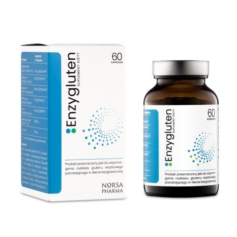 Norsa Pharma Enzygluten suplement diety 60 kapsułek Norsa Pharma Enzygluten suplement diety 60 kapsułek
