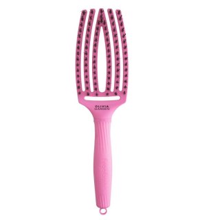 Olivia Garden FingerBrush Combo Medium szczotka do rozczesywania włosów Bubble Pink