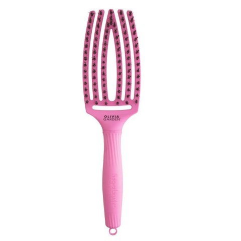 Olivia Garden FingerBrush Combo Medium szczotka do rozczesywania włosów Bubble Pink