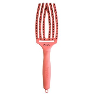 Olivia Garden FingerBrush I'm Perfection Combo Medium szczotka do rozczesywania włosów Radiant Peach