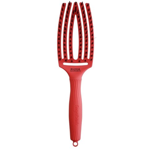 Olivia Garden FingerBrush I'm Perfection Combo Medium szczotka do rozczesywania włosów Red Confidence Olivia Garden FingerBrush I'm Perfection Combo Medium szczotka do rozczesywania włosów Red Confidence