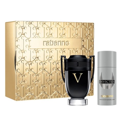 Paco Rabanne Invictus Victory zestaw woda perfumowana spray 100ml + dezodorant spray 150ml Paco Rabanne Invictus Victory zestaw woda perfumowana spray 100ml + dezodorant spray 150ml
