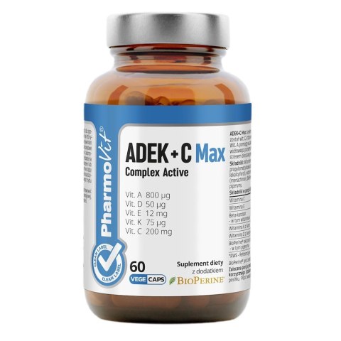 Pharmovit ADEK+C Max suplement diety 60 kapsułek Pharmovit ADEK+C Max suplement diety 60 kapsułek