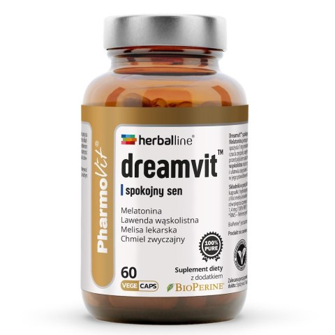 Pharmovit Dreamvit spokojny sen suplement diety 60 kapsułek Pharmovit Dreamvit spokojny sen suplement diety 60 kapsułek