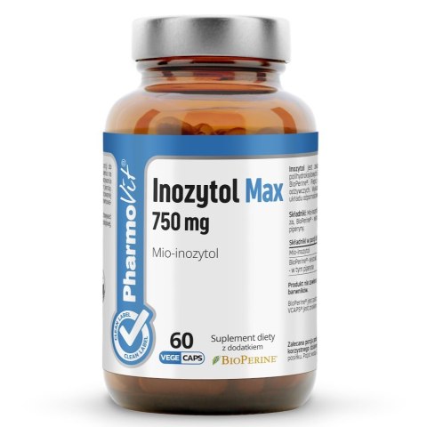 Pharmovit Inozytol Max 750mg suplement diety 60 kapsułek Pharmovit Inozytol Max 750mg suplement diety 60 kapsułek