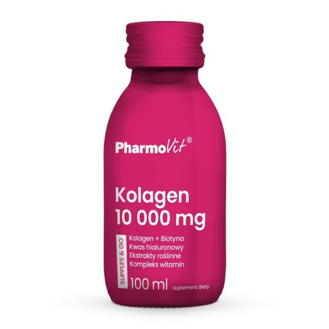 Pharmovit Kolagen 10000mg Supples & Go suplement diety w płynie 100ml Pharmovit Kolagen 10000mg Supples & Go suplement diety w płynie 100ml